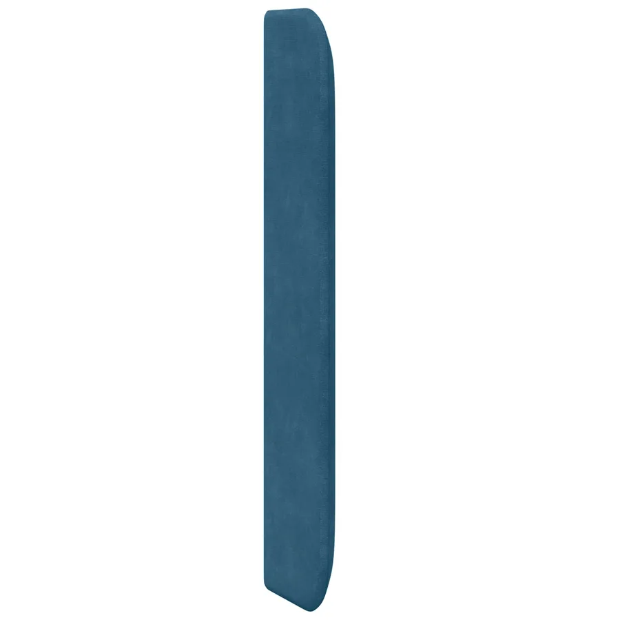Oreille de tête de lit Bleu 80 x 16 x 4 cm Velours - 5