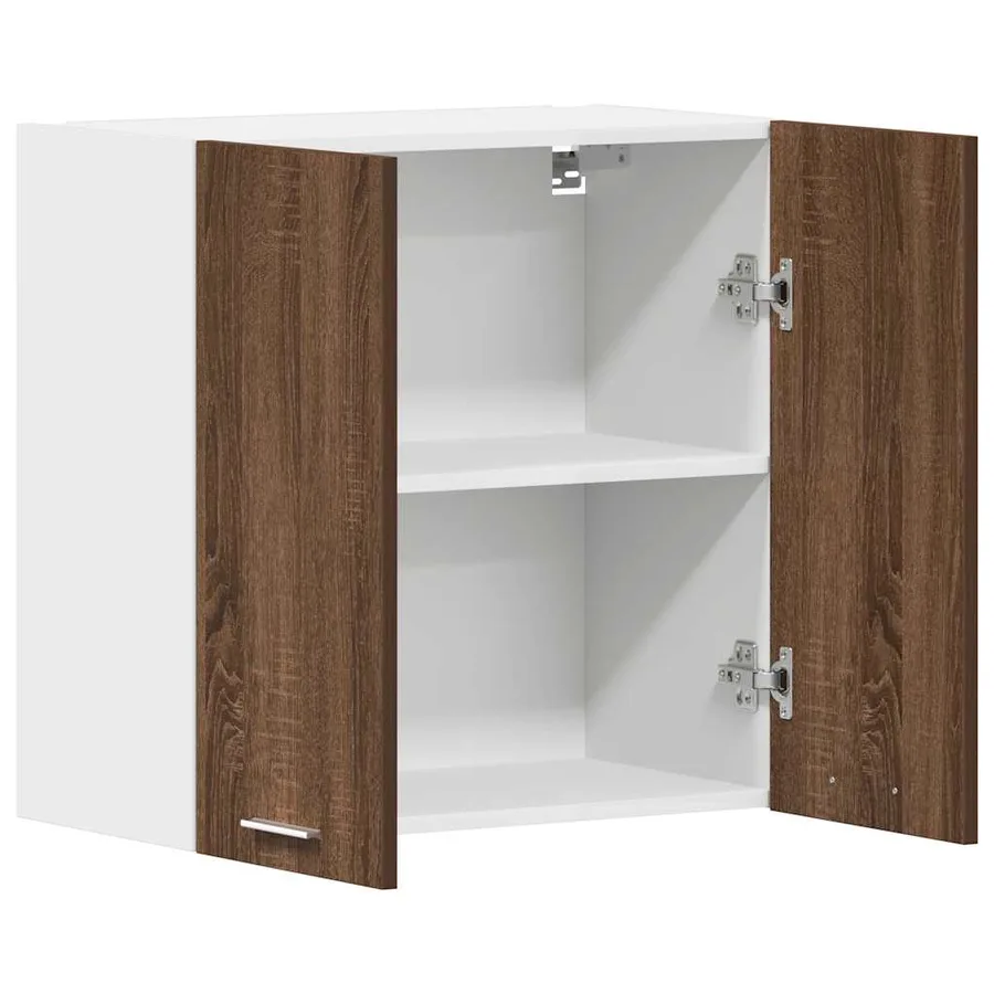 Armoire suspendue "Lyon" Chêne brun 60 x 31 x 60 cm Bois d'ingénierie - 5