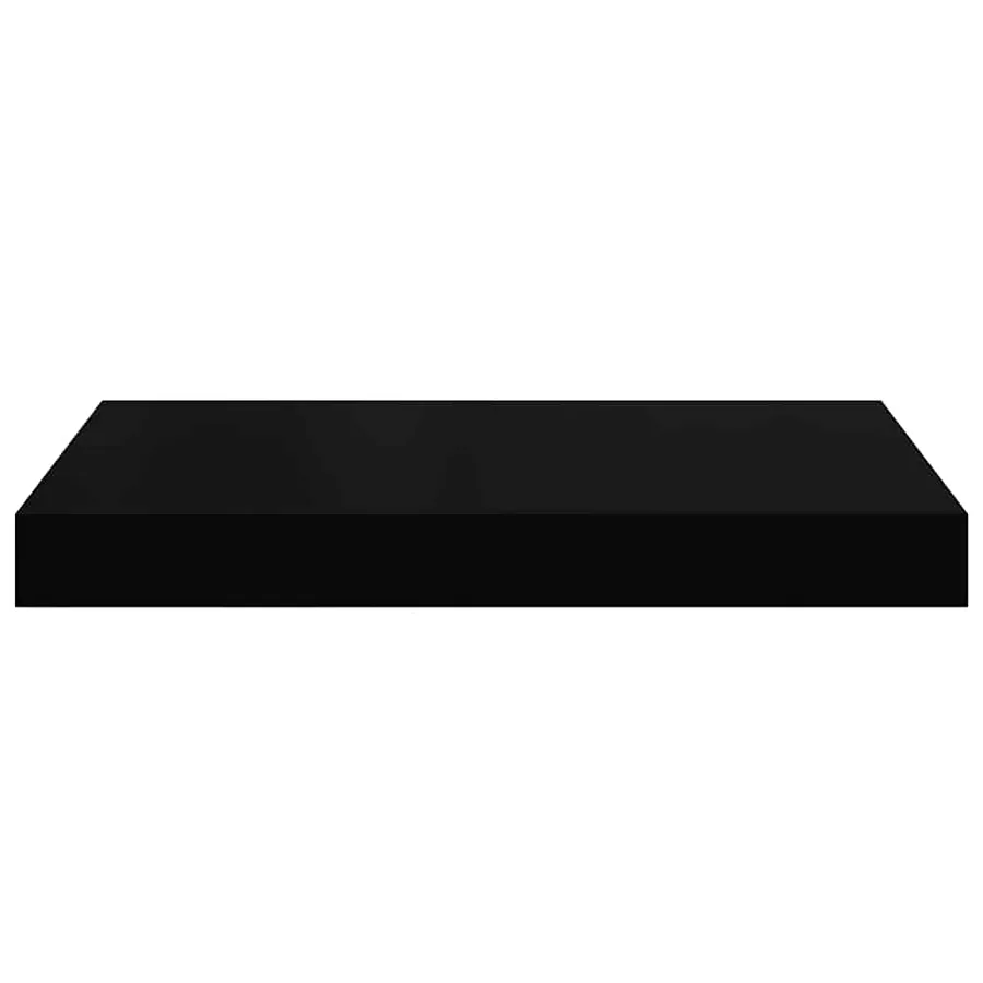 Étagères murales flottantes 4 pcs noir 40x23,5x3,8 cm MDF - 7