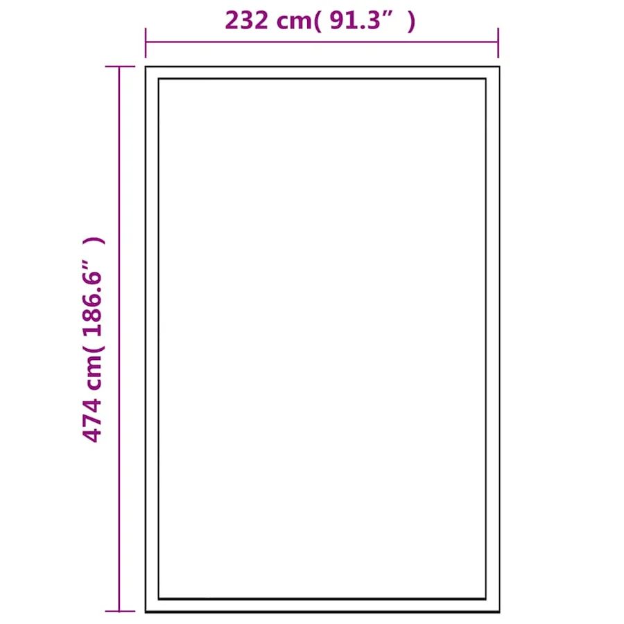 Serre Aluminium 481x250x195 cm 23,44 m³ - 11