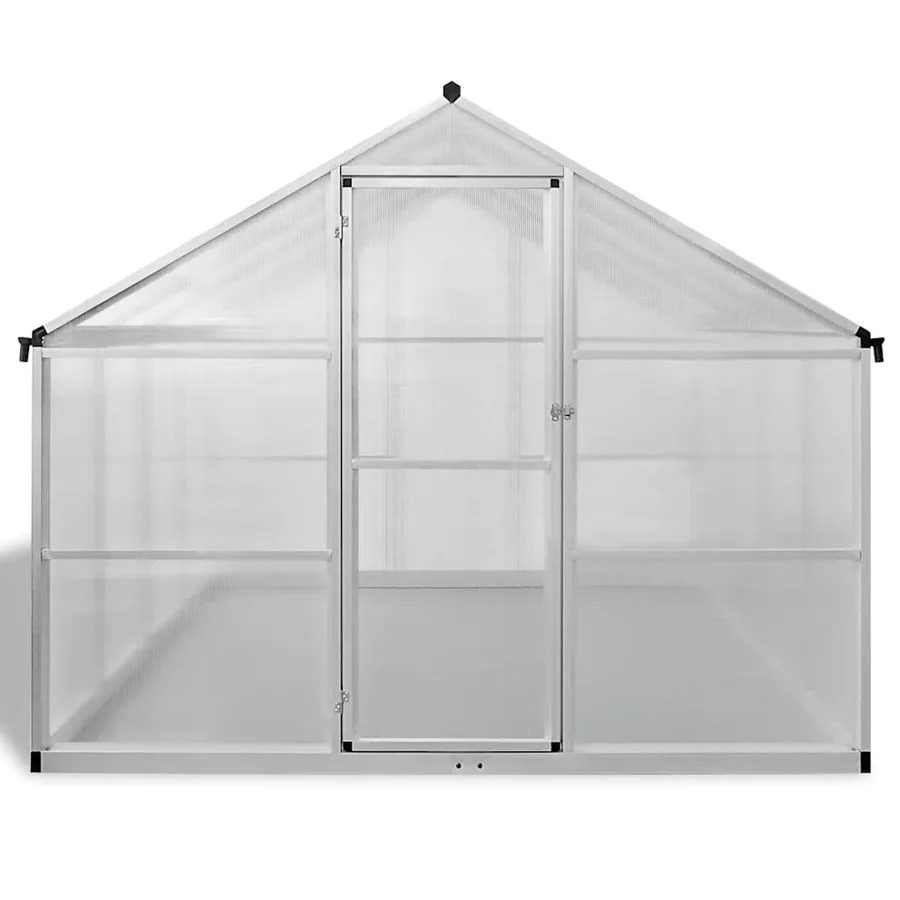 Serre Aluminium 481x250x195 cm 23,44 m³ - 2