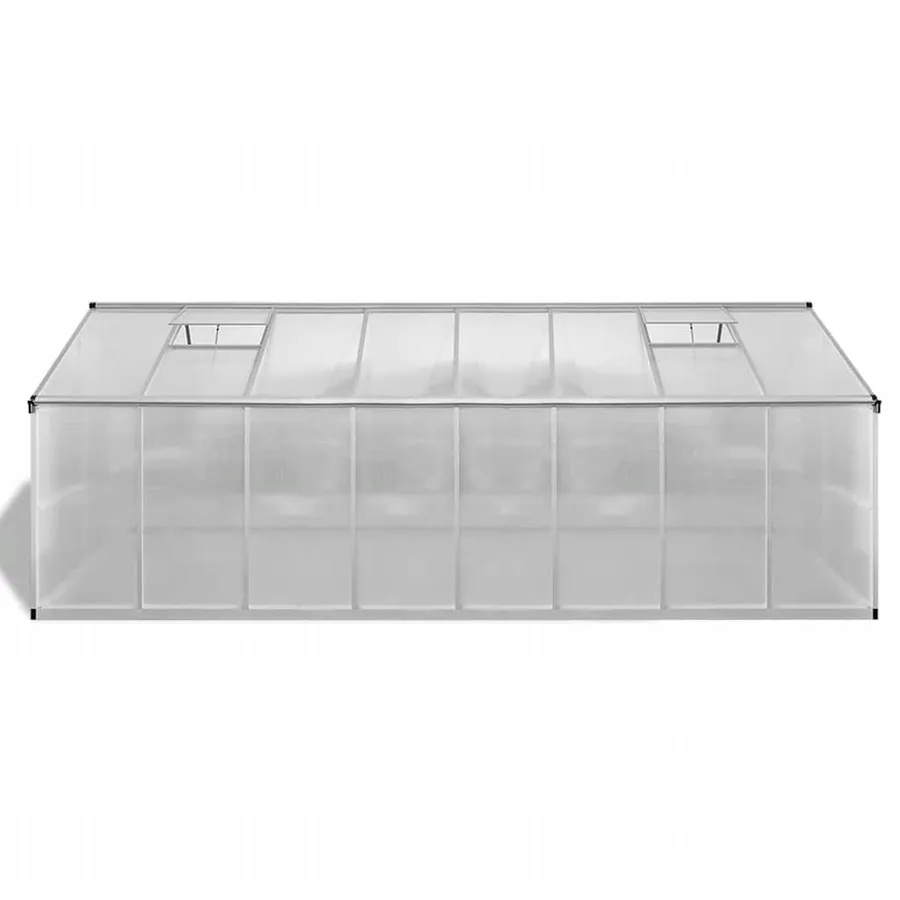 Serre Aluminium 481x250x195 cm 23,44 m³ - 3
