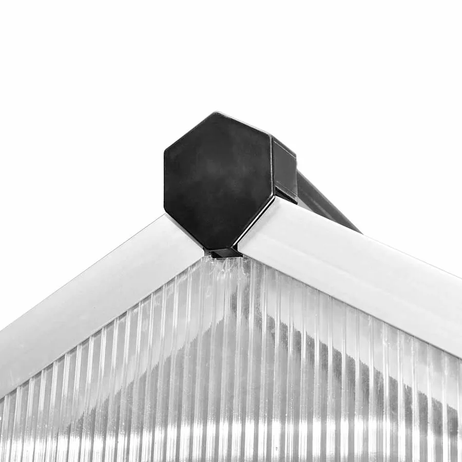 Serre Aluminium 481x250x195 cm 23,44 m³ - 5
