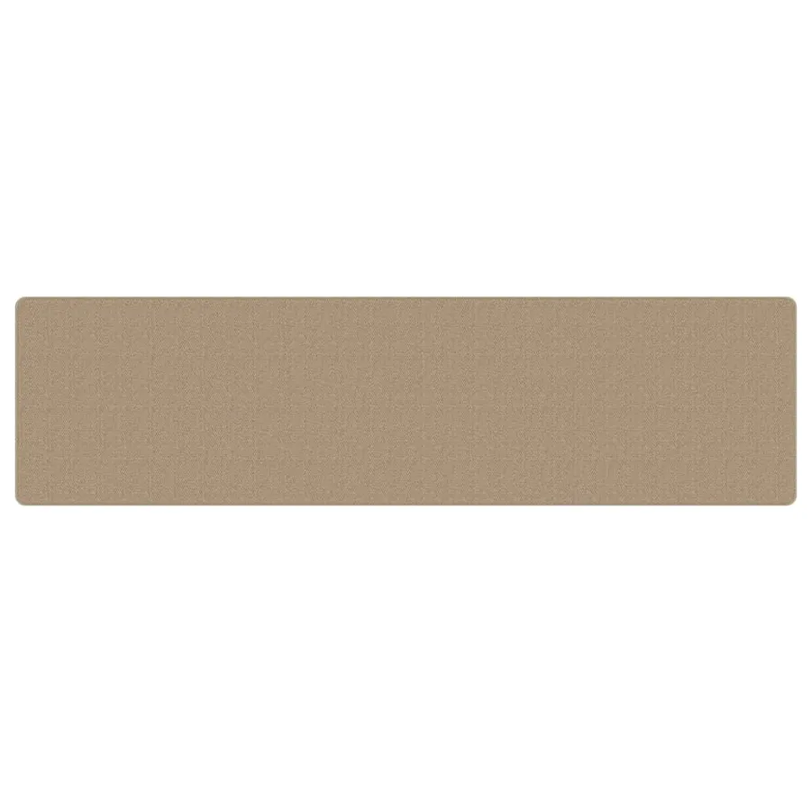 Tapis de couloir aspect sisal sable 80x300 cm - 3
