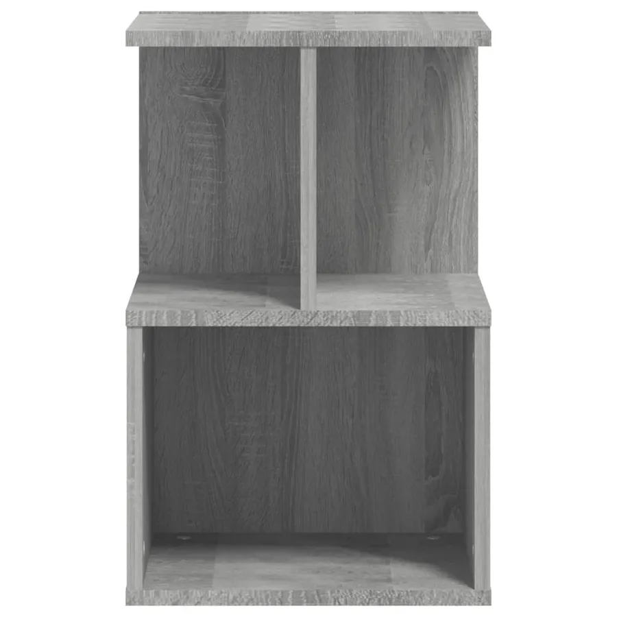 Table de chevet Sonoma gris 35x35x55 cm Bois d'ingénierie - 4
