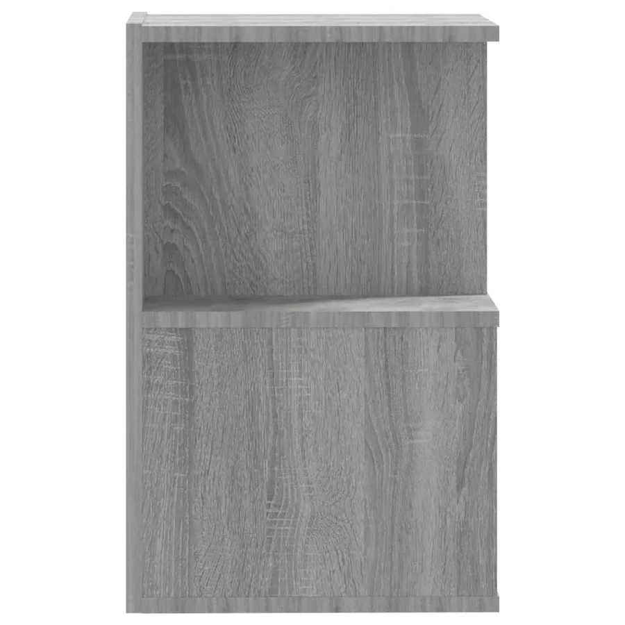 Table de chevet Sonoma gris 35x35x55 cm Bois d'ingénierie - 5