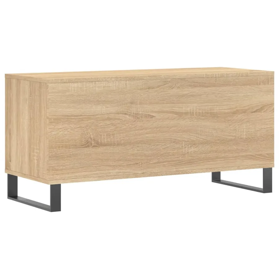 Armoire à disques chêne sonoma 100x38x48 cm bois d'ingénierie - 6