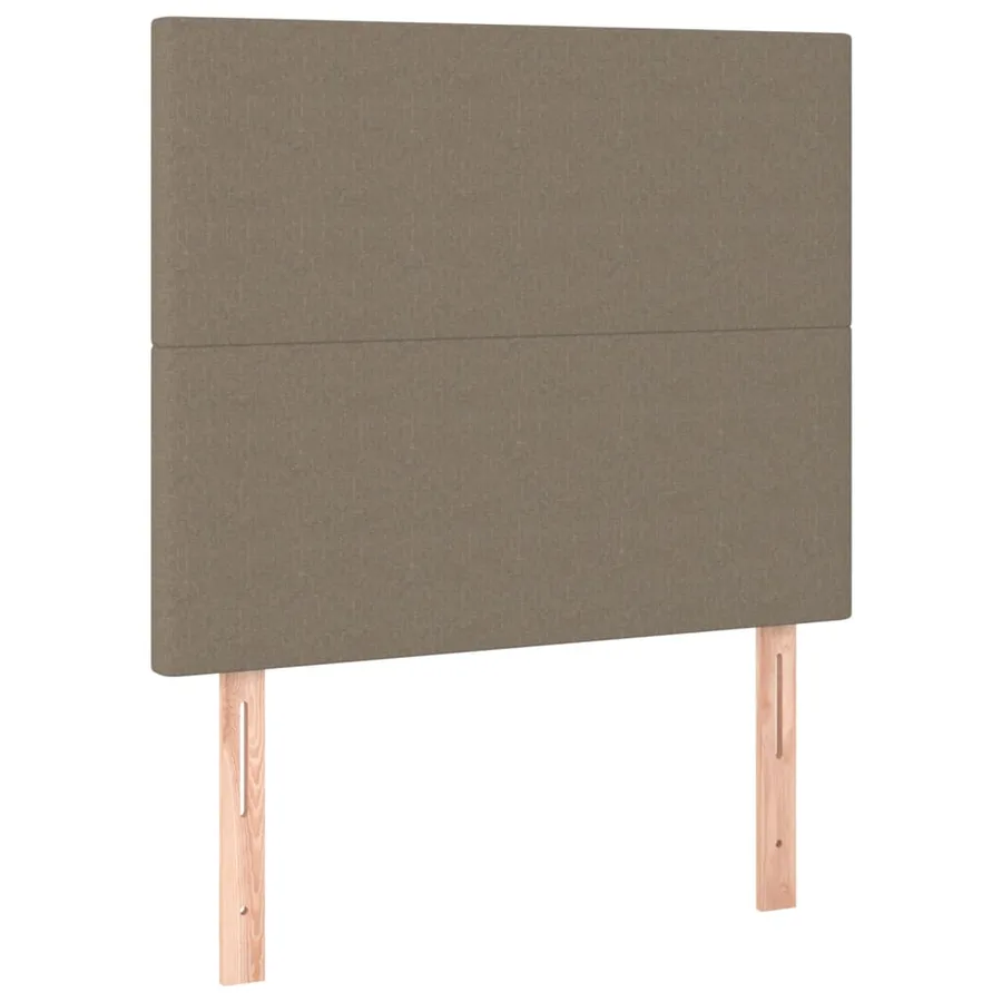 Tête de lit Taupe 80x5x118/128 cm Tissu - 2