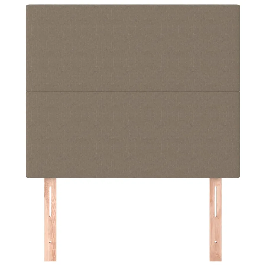 Tête de lit Taupe 80x5x118/128 cm Tissu - 3