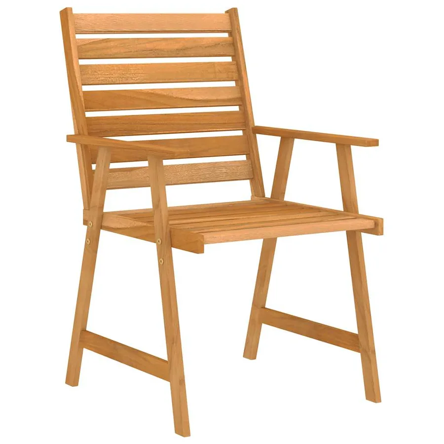 Ensemble à manger de jardin 3 pcs Bois d'acacia solide - 5