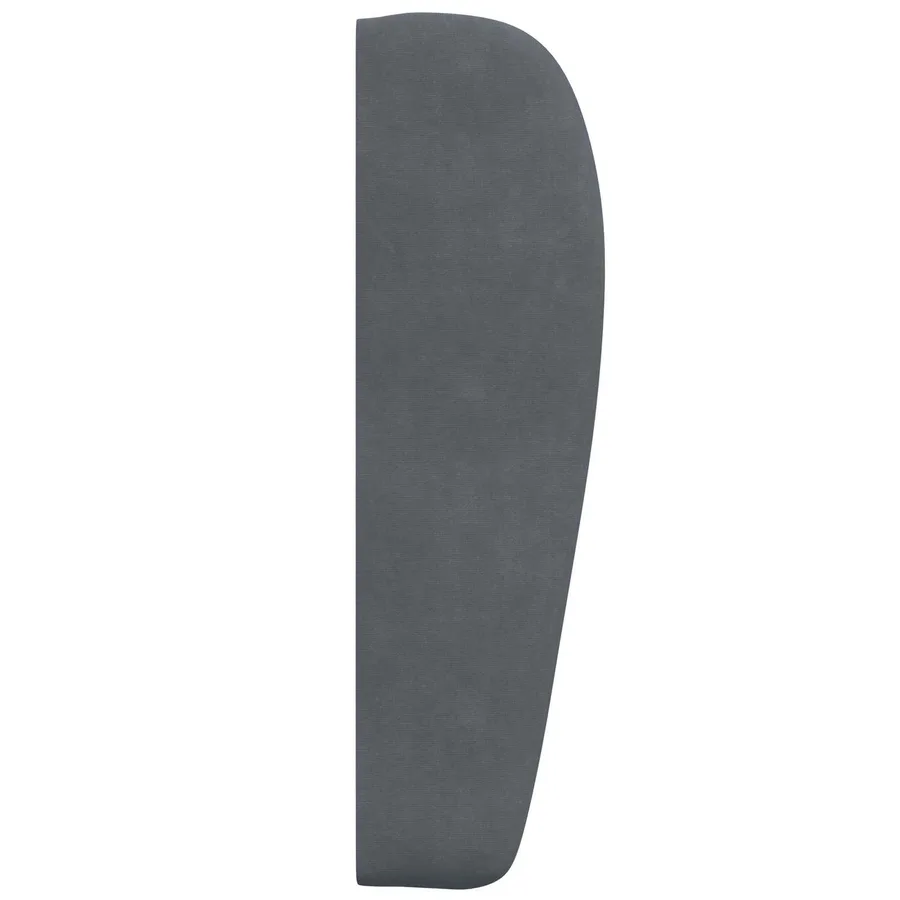 Oreille de tête de lit Gris Foncé 80 x 23 x 6 cm Velours - 7