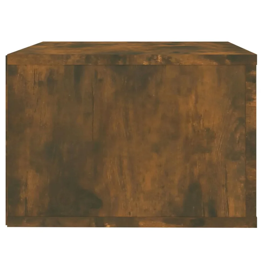 Table de chevet murale Chêne fumé 50x36x25 cm - 8