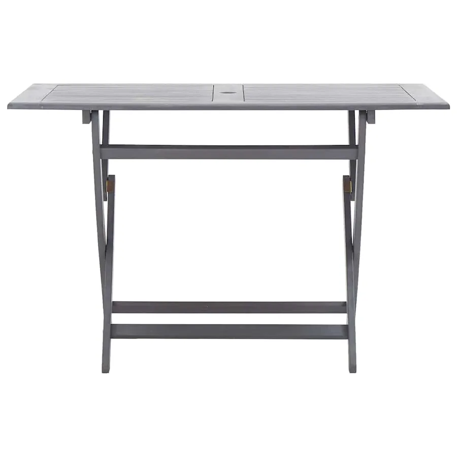 Table de jardin pliable 120x70x75 cm Bois d'acacia massif - 3