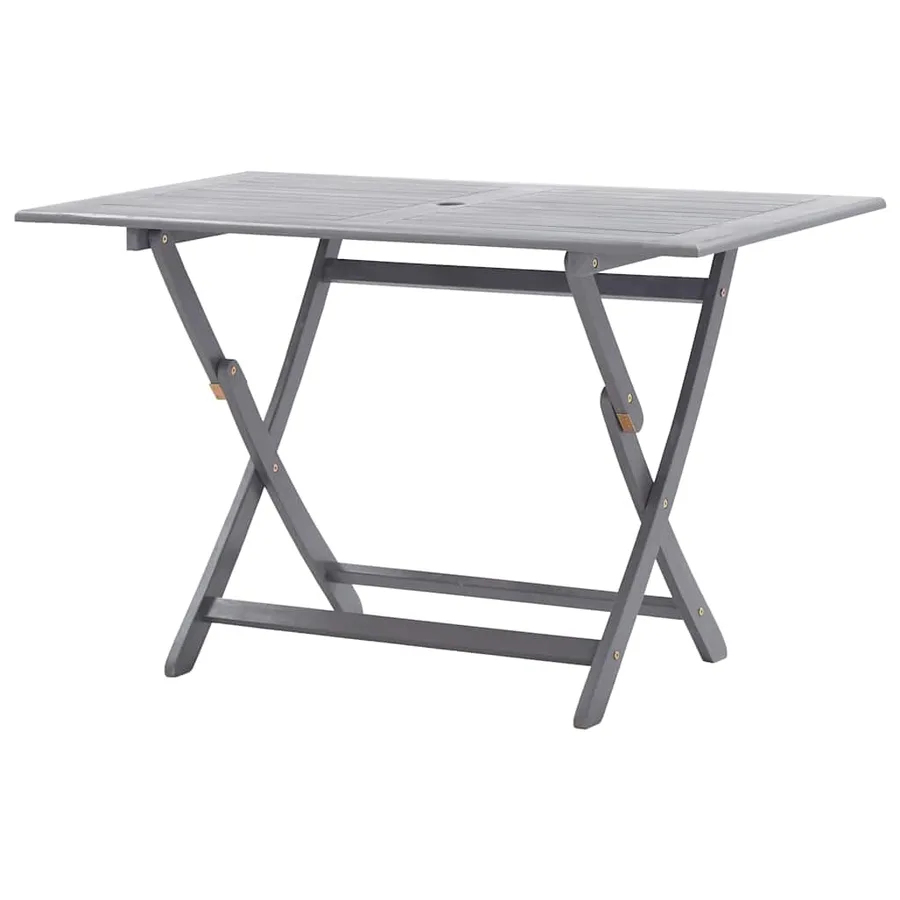 Table de jardin pliable 120x70x75 cm Bois d'acacia massif - 4