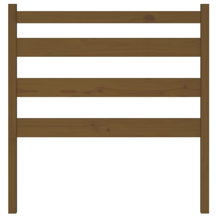 Tête de lit Marron miel 81x4x100 cm Bois massif de pin - 4