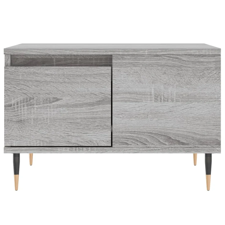 Table basse sonoma gris 55x55x36,5 cm bois d'ingénierie - 5