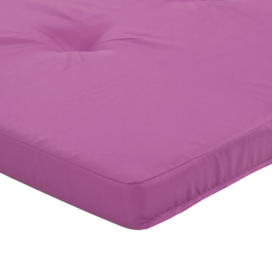 Coussins de chaise longue lot de 2 rose tissu oxford - 10