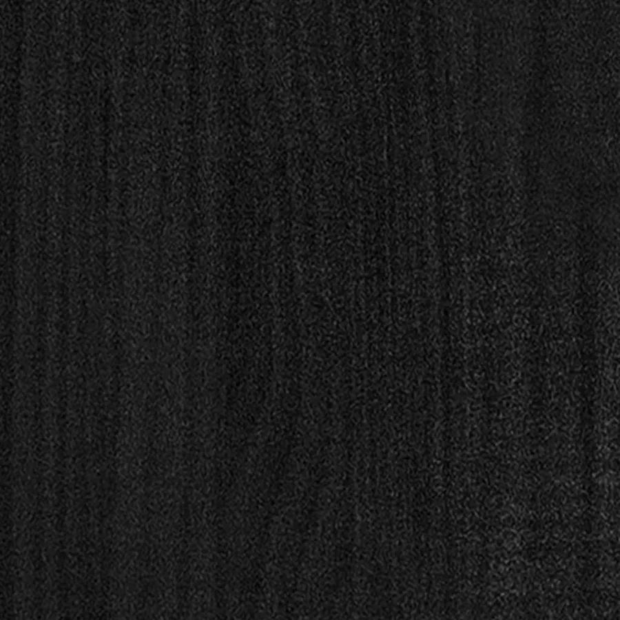 Bibliothèque/Séparateur de pièce Noir 60x35x167 cm Pin massif - 7