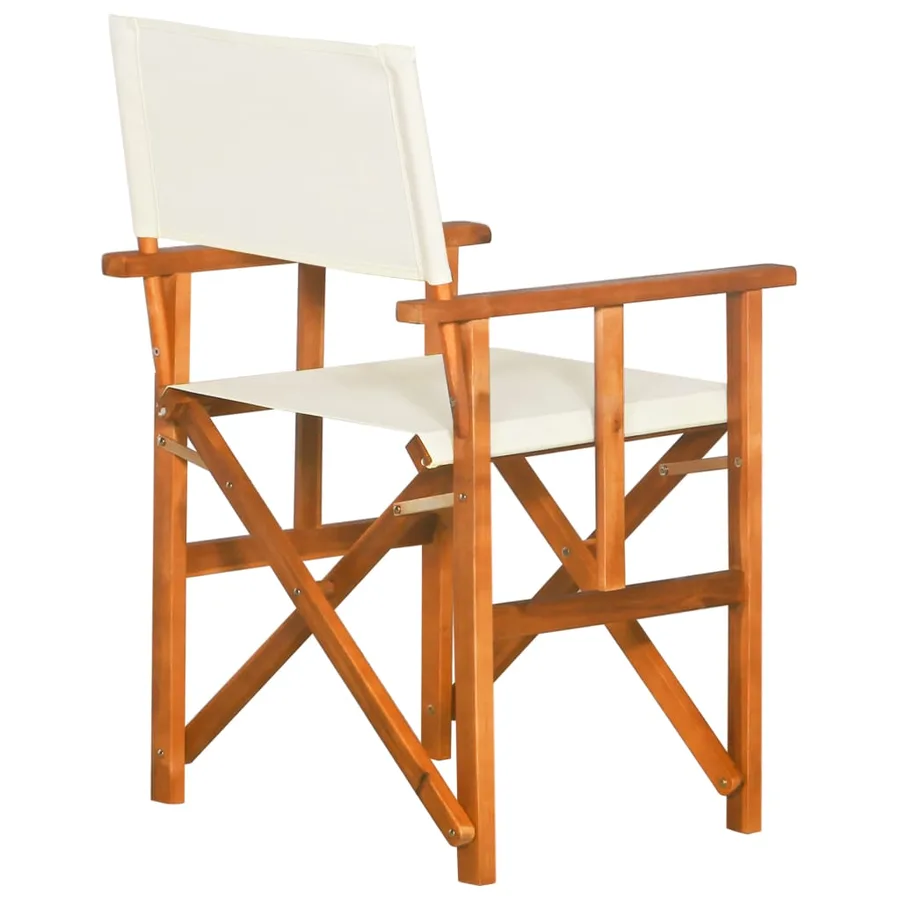 Chaises de metteur en scène lot de 2 Bois massif d'acacia - 2