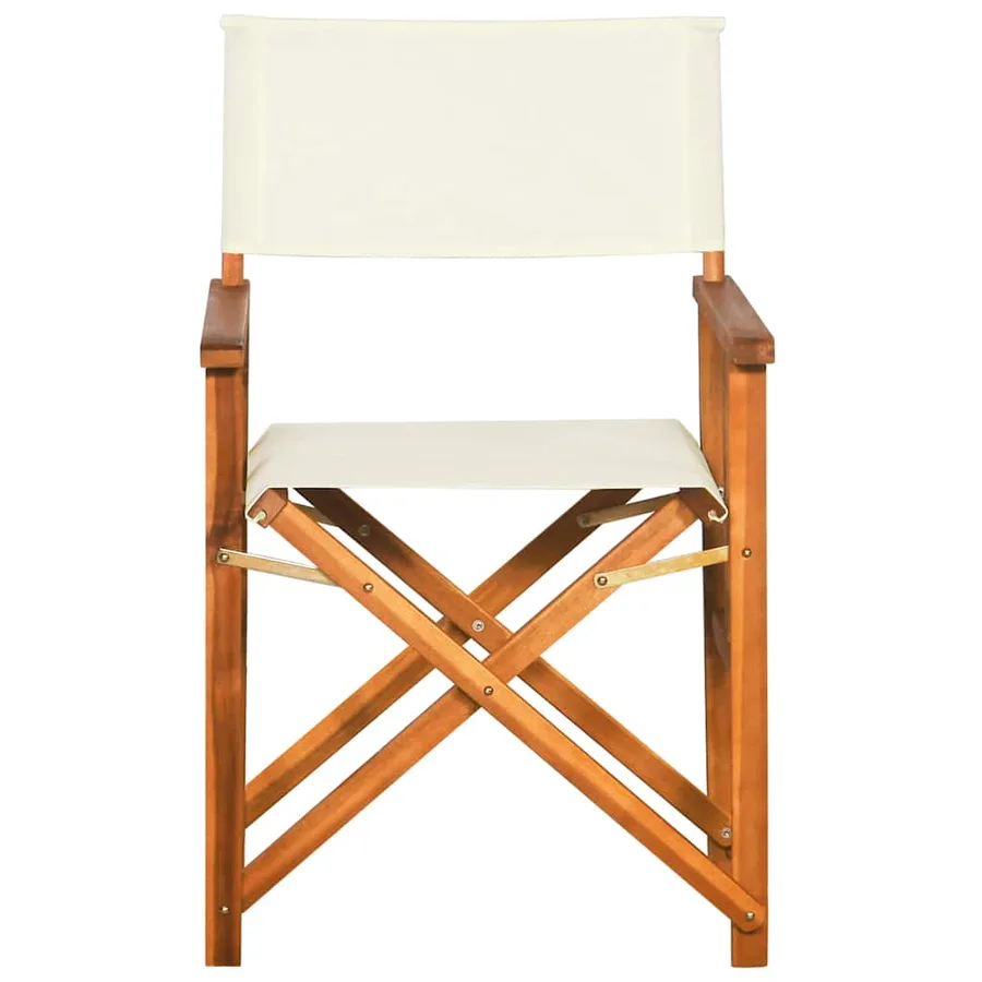 Chaises de metteur en scène lot de 2 Bois massif d'acacia - 3