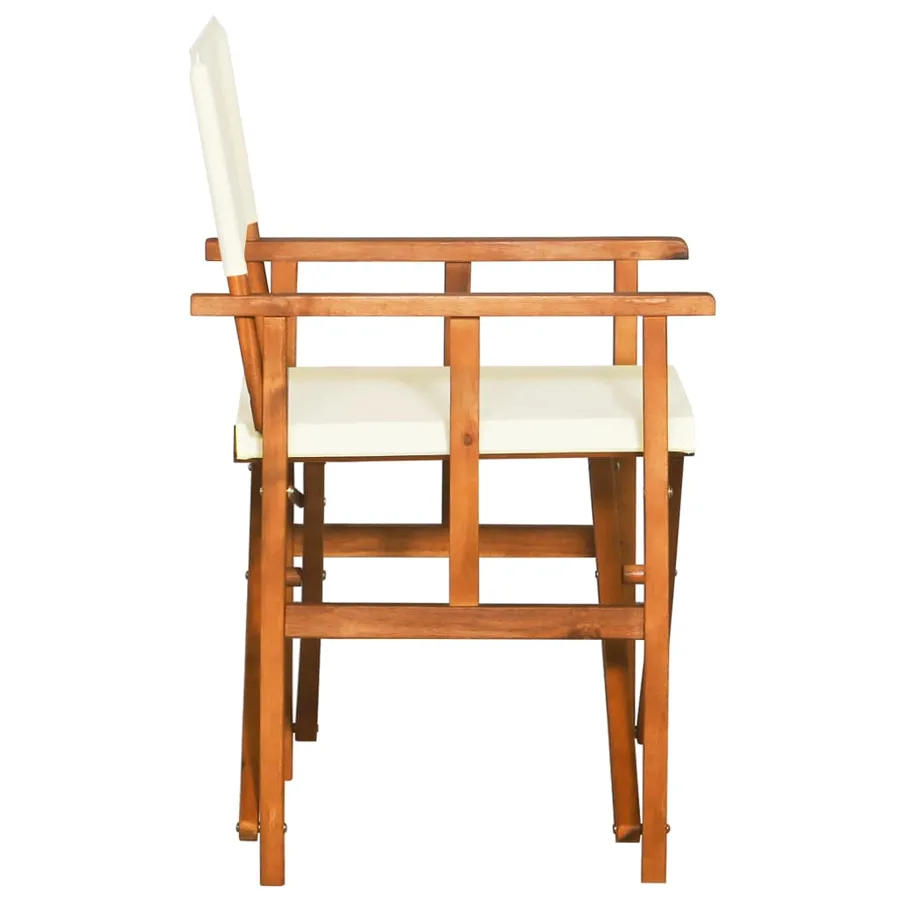 Chaises de metteur en scène lot de 2 Bois massif d'acacia - 4