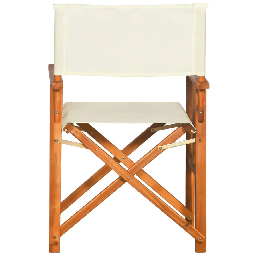 Chaises de metteur en scène lot de 2 Bois massif d'acacia - 5