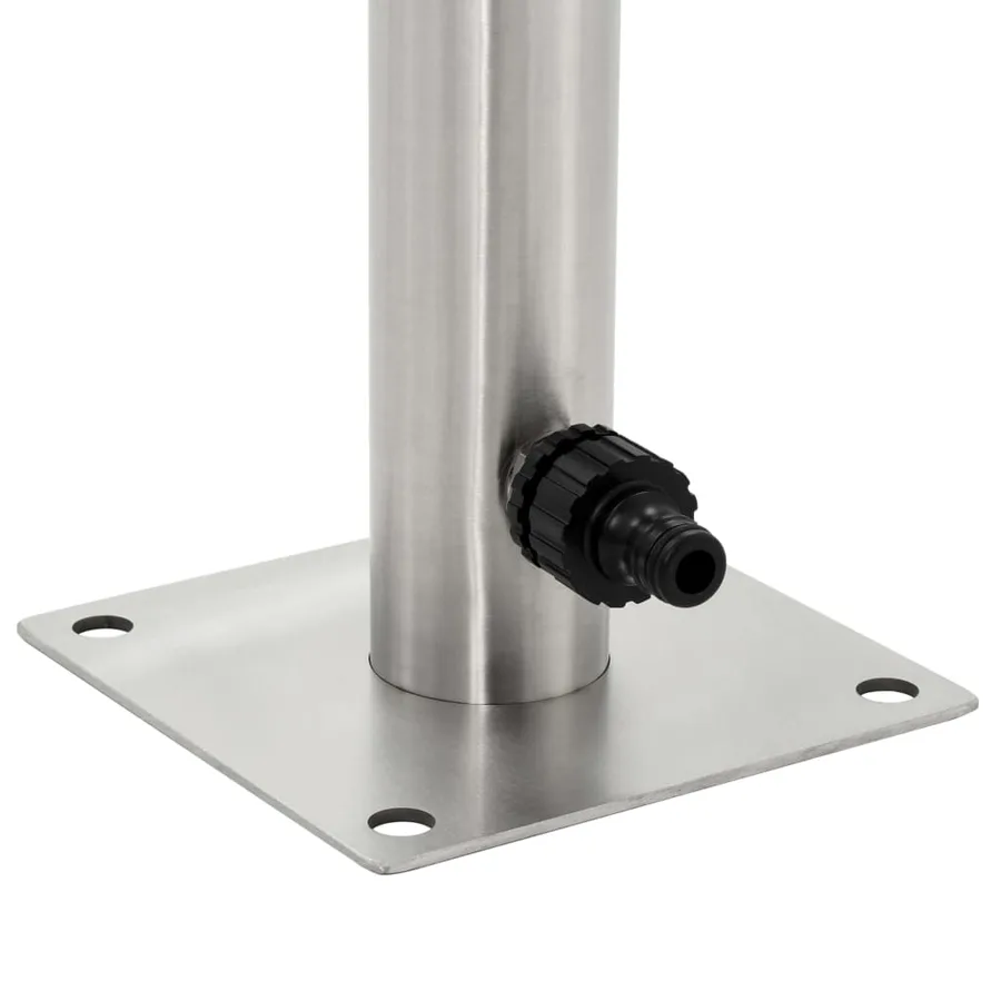 Colonne à eau de jardin ronde Acier inoxydable 65 cm - 5