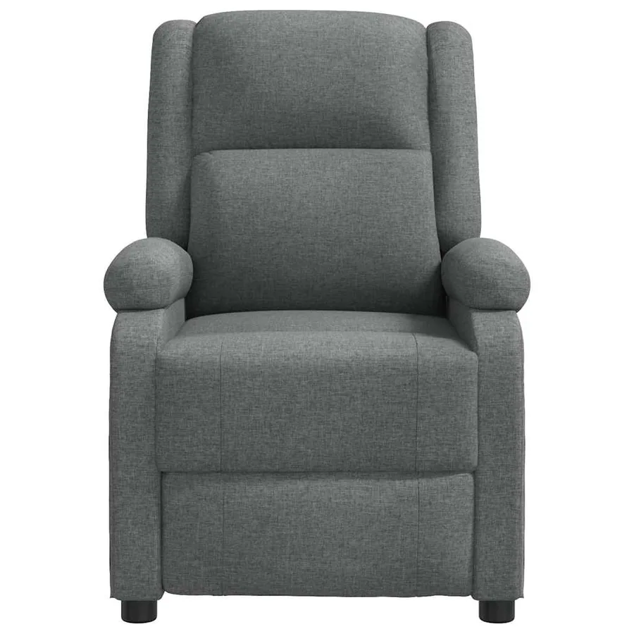 Fauteuil de massage Gris foncé Tissu - 3