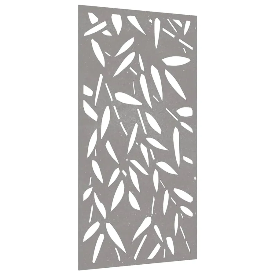 Décoration murale jardin 105x55 cm design de feuille de bambou - 3