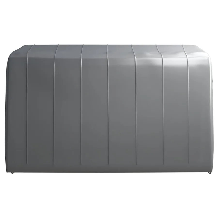 Tente de rangement 370x370 cm Acier Gris - 3