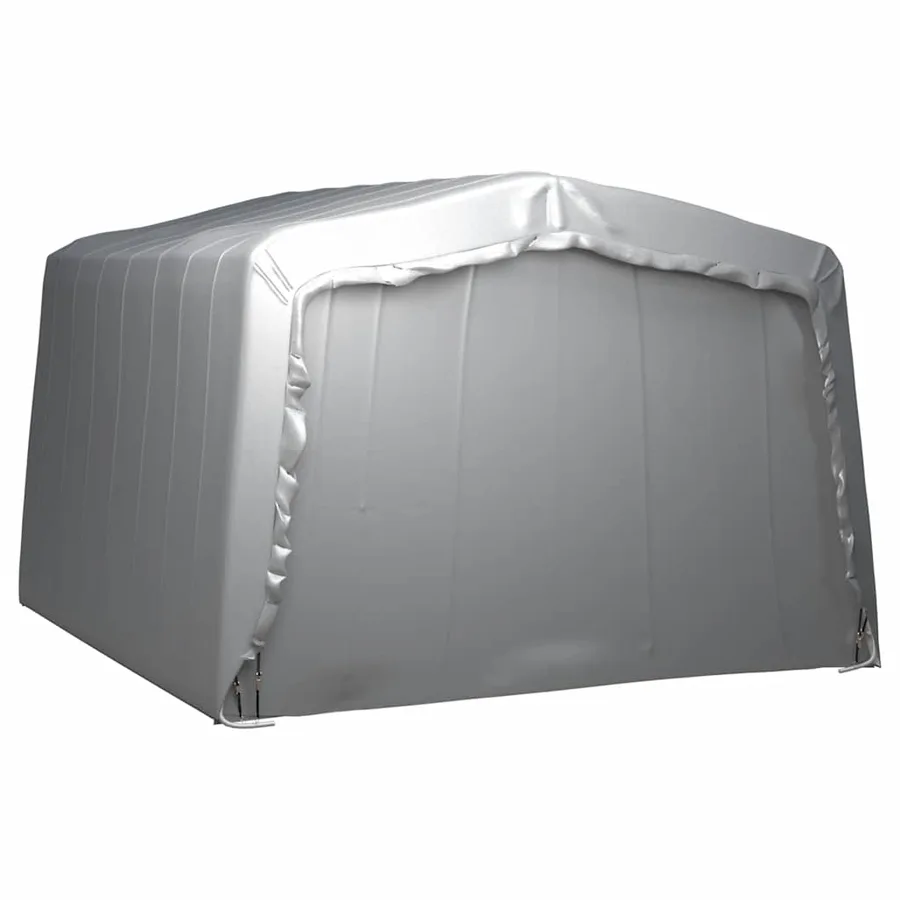 Tente de rangement 370x370 cm Acier Gris - 4