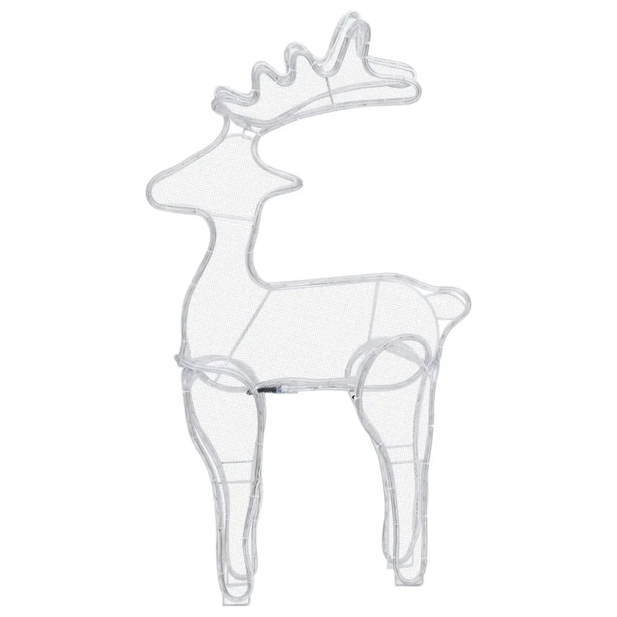 Décoration de Noël de renne avec maille 306 LED 60x24x89 cm - 7
