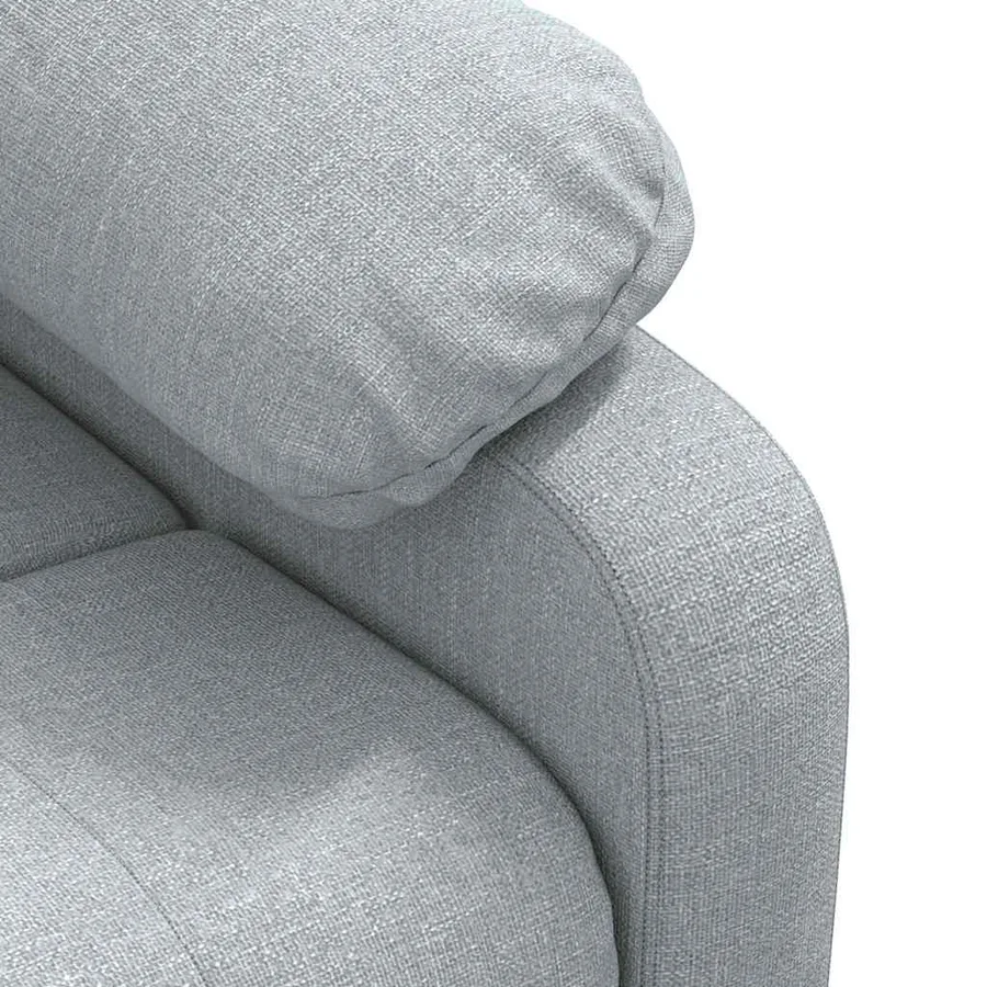 Fauteuil inclinable Gris clair Tissu - 8