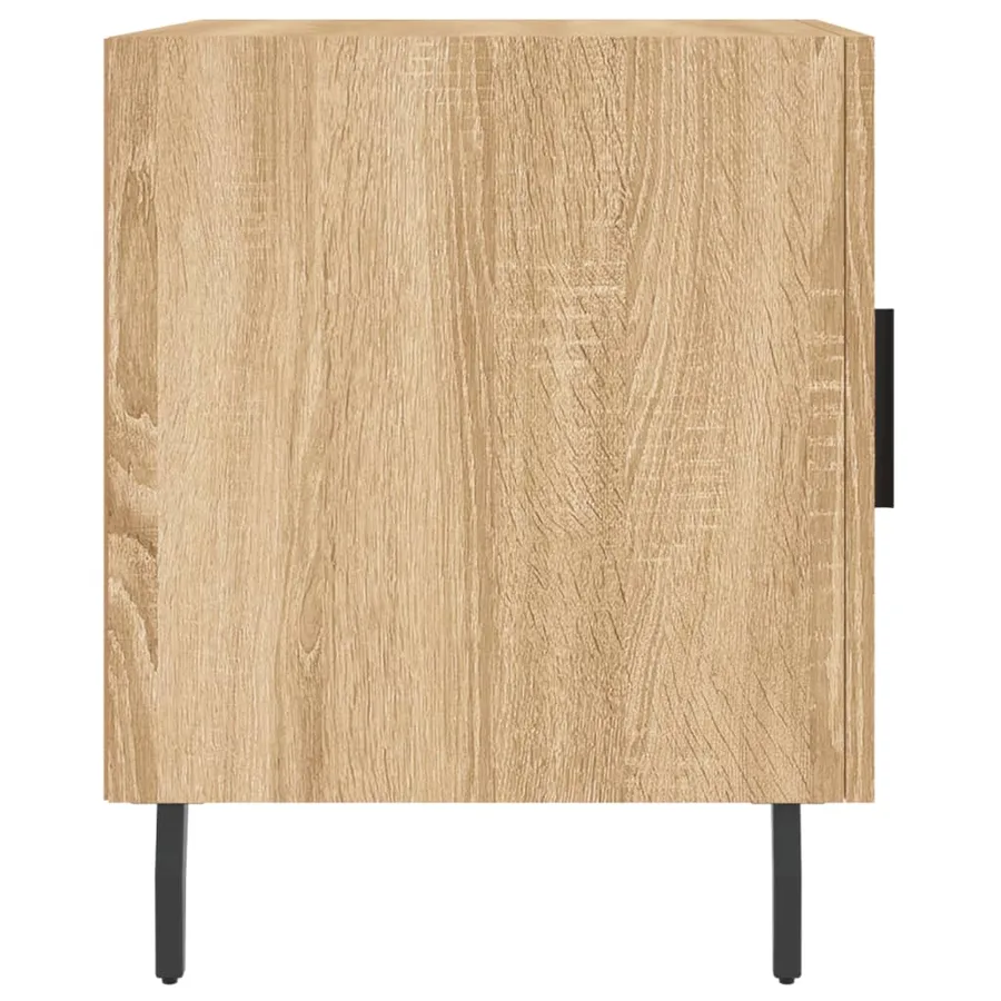 Tables de chevet 2 pcs chêne sonoma 40x40x50 cm bois ingénierie - 8