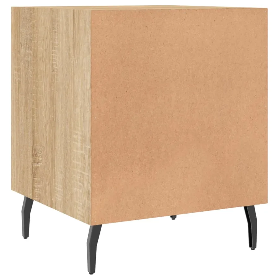 Tables de chevet 2 pcs chêne sonoma 40x40x50 cm bois ingénierie - 9