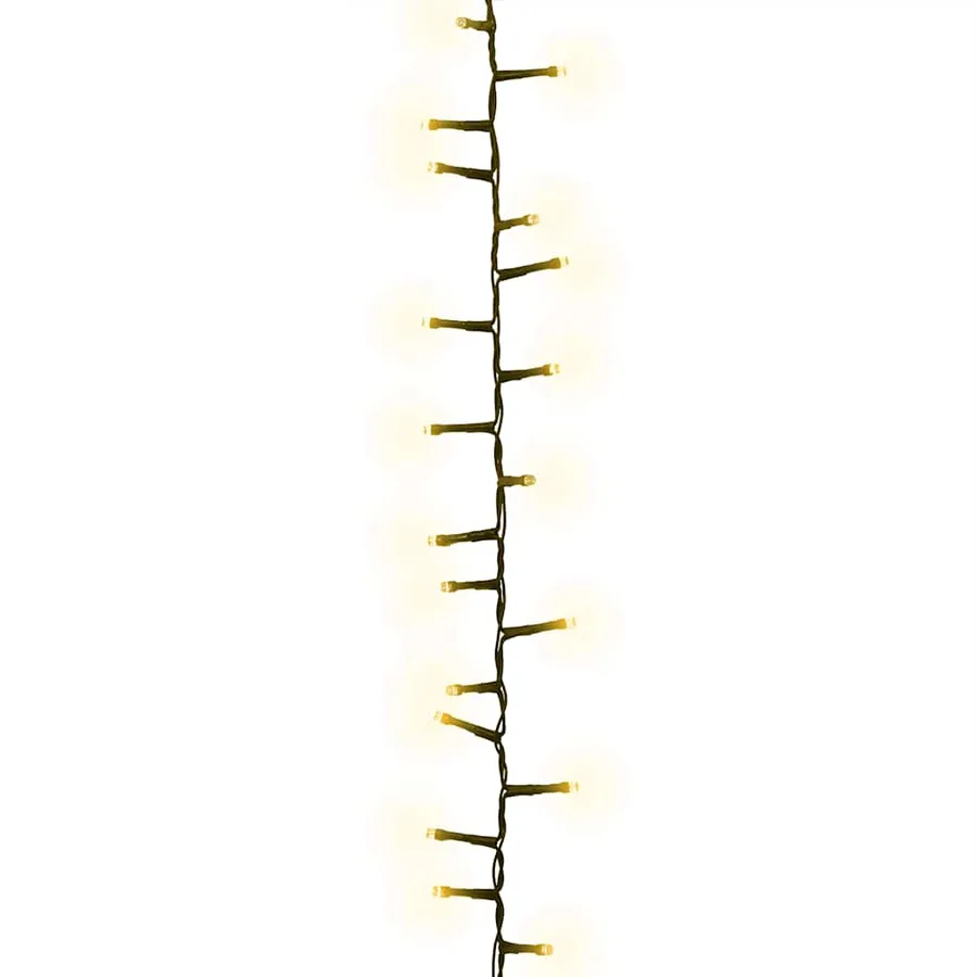 Guirlande à LED compacte avec 3000 LED Blanc chaud 65 m PVC - 3