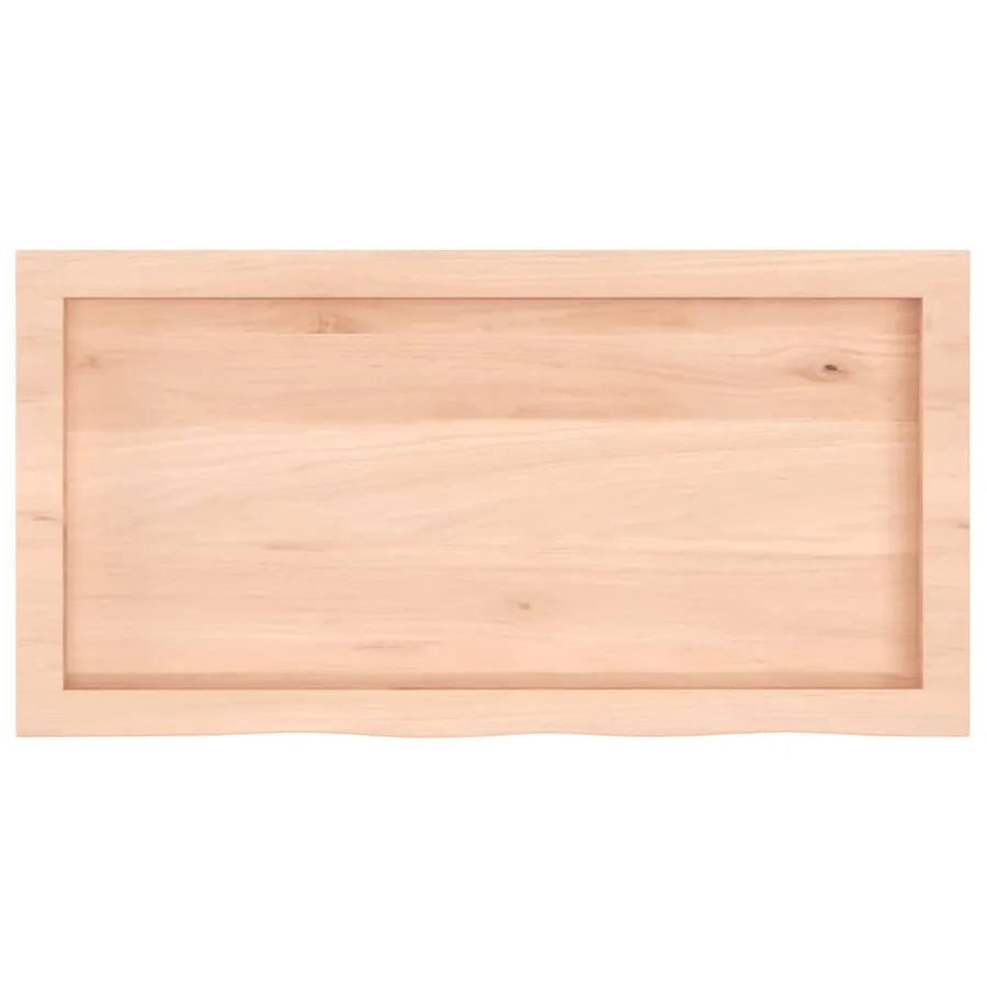 Étagère murale 80x40x(2-6) cm bois de chêne massif non traité - 5