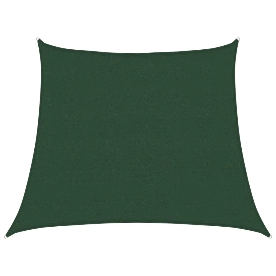 Voile d'ombrage 160 g/m² Vert foncé 3/4x3 m PEHD - 2