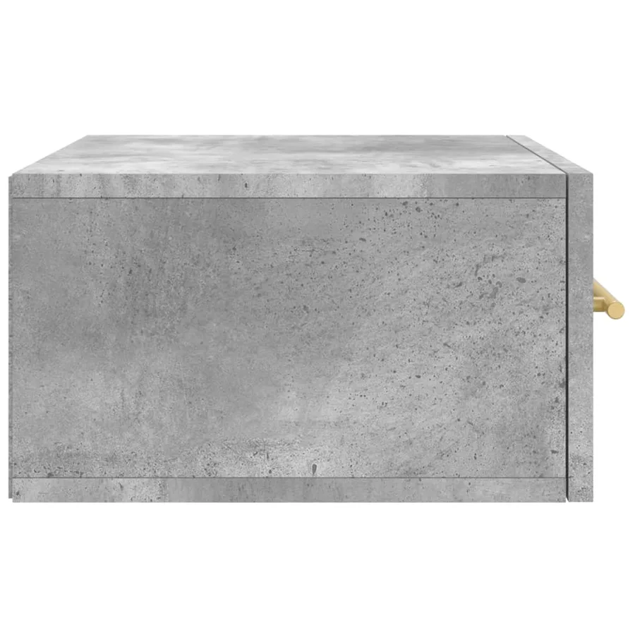 Tables de chevet murales 2 pcs gris béton 35x35x20 cm - 8