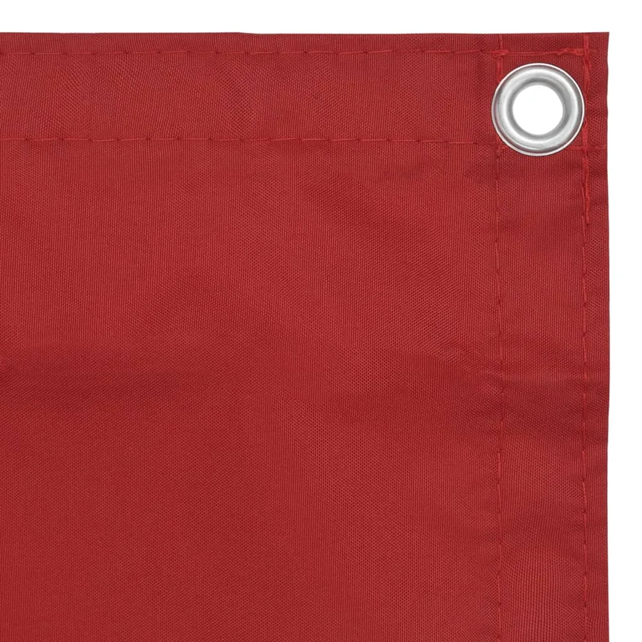 Écran de balcon Rouge 120x300 cm Tissu Oxford - 3