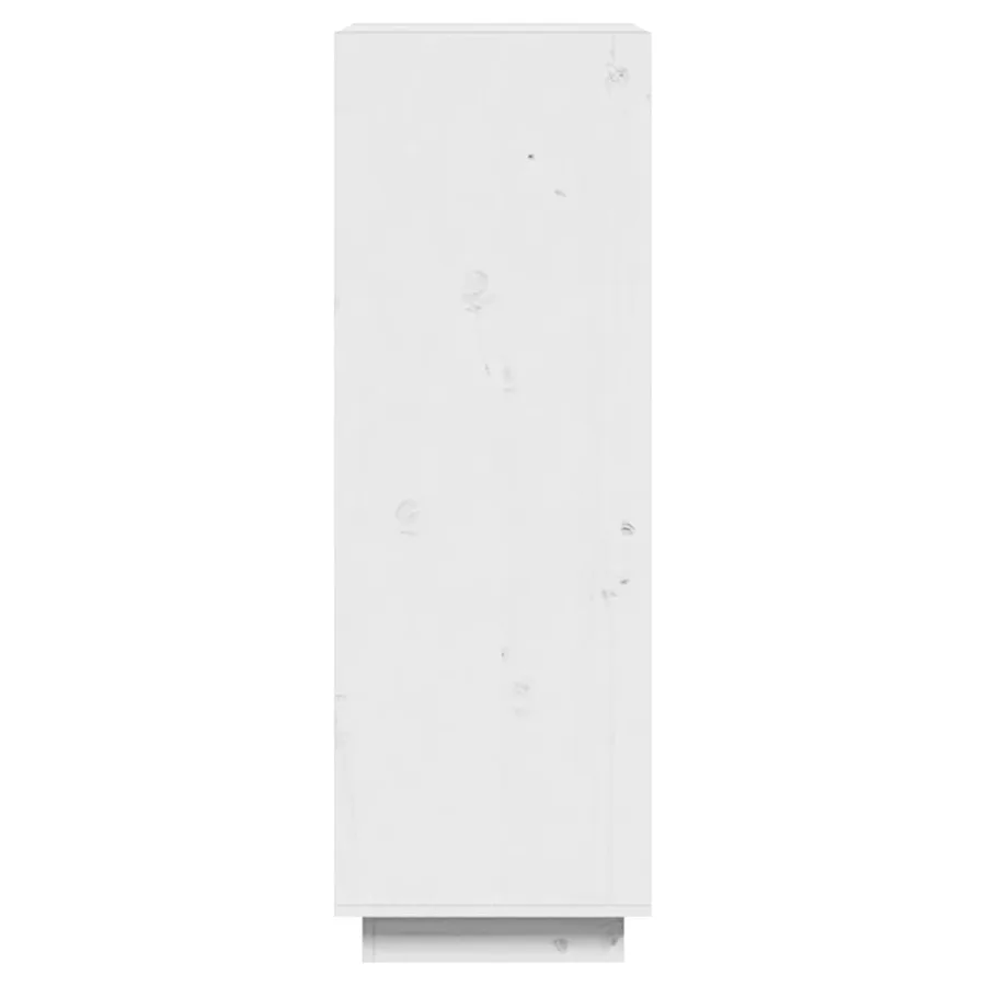 Bibliothèque/Séparateur de pièce Blanc 60x35x103 cm Pin massif - 6