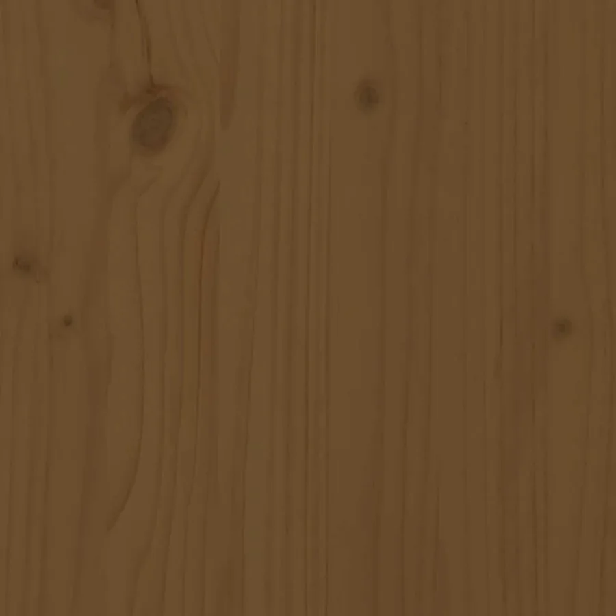 Tête de lit Marron miel 206x4x100 cm Bois massif de pin - 8