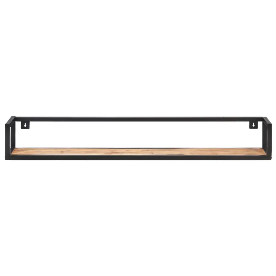 Étagères murales 2 pcs 120 cm Bois d'acacia massif - 3