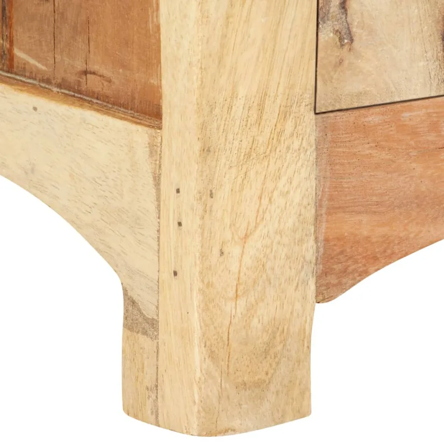 Table de chevet 40 x 30 x 50 cm Bois de récupération massif - 7