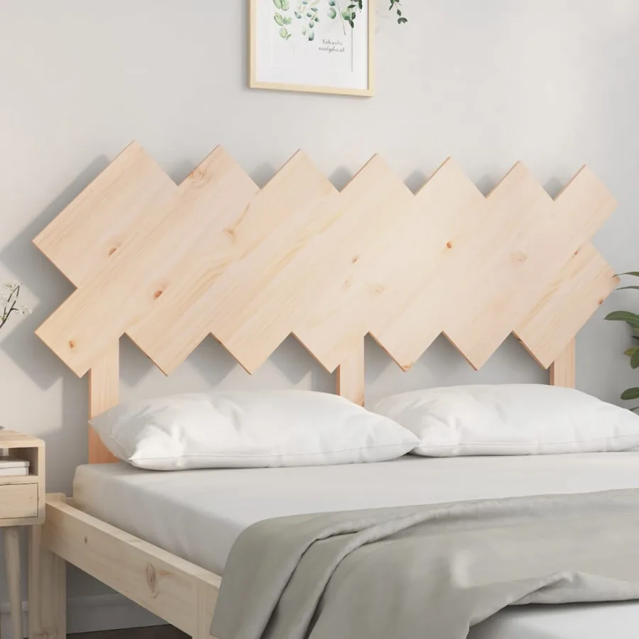 Tête de lit 151,5x3x81 cm Bois massif de pin - 3
