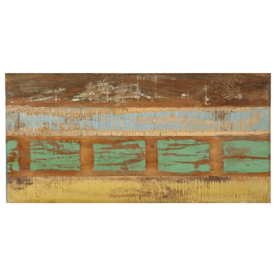 Table à manger 120x60x76 cm Bois de récupération massif - 5