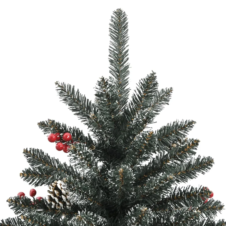 Sapin de Noël artificiel avec support Vert 150 cm PVC - 5