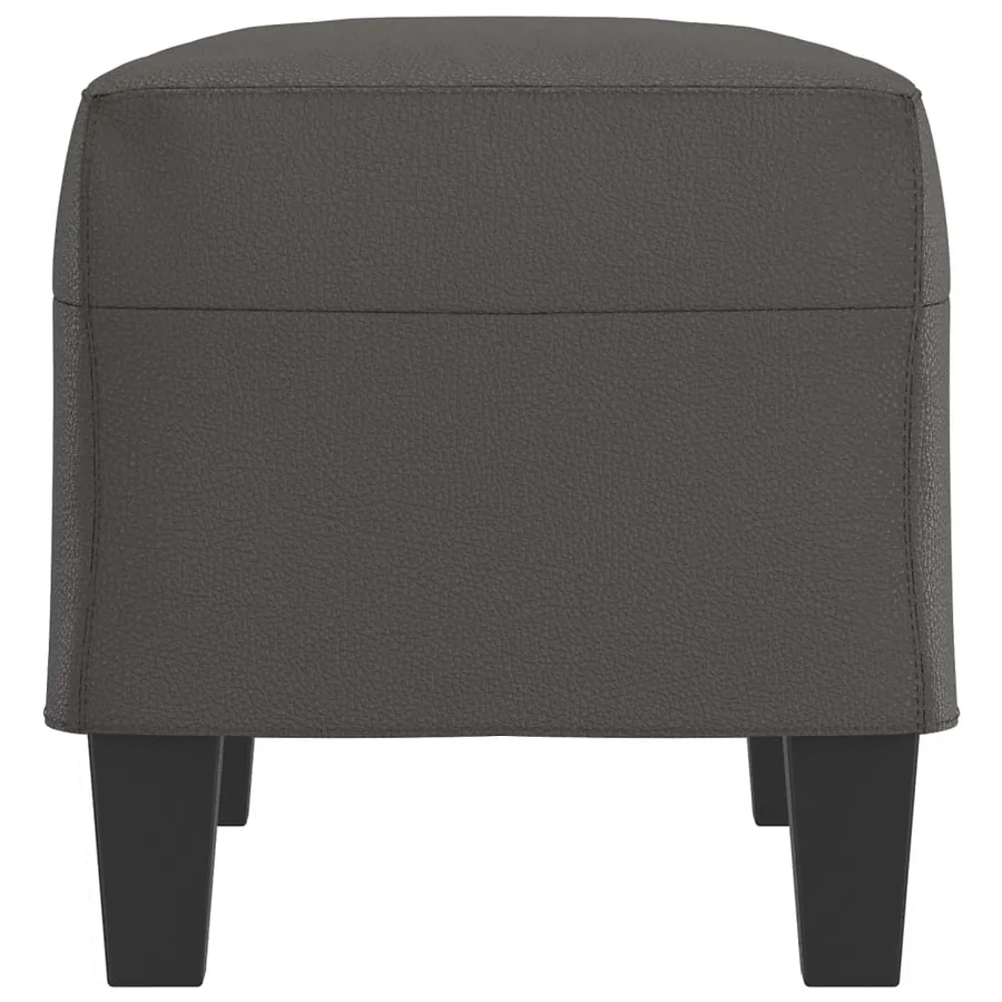 Banc Gris 70x35x41 cm Similicuir - 4