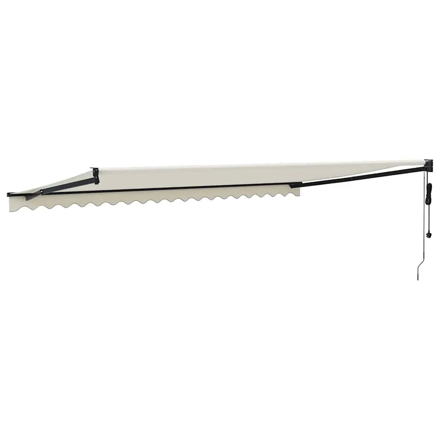 Auvent rétractable automatique crème 5x3 m - 5