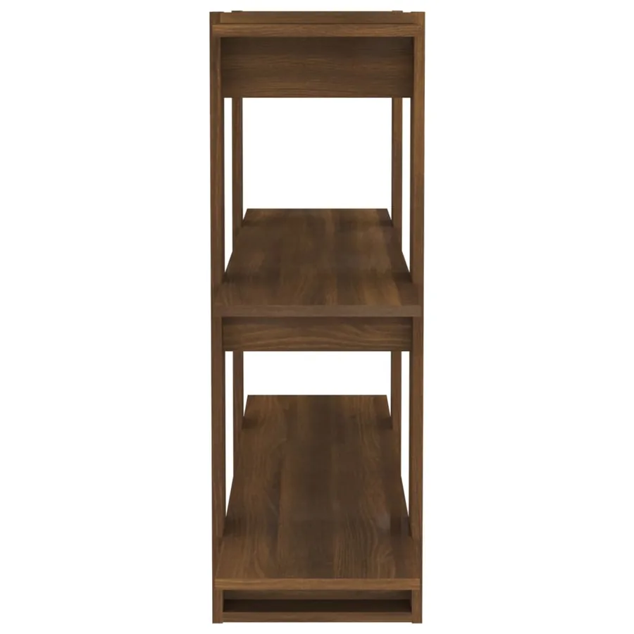 Bibliothèque/Séparateur de pièce Chêne marron 100x30x87 cm - 4